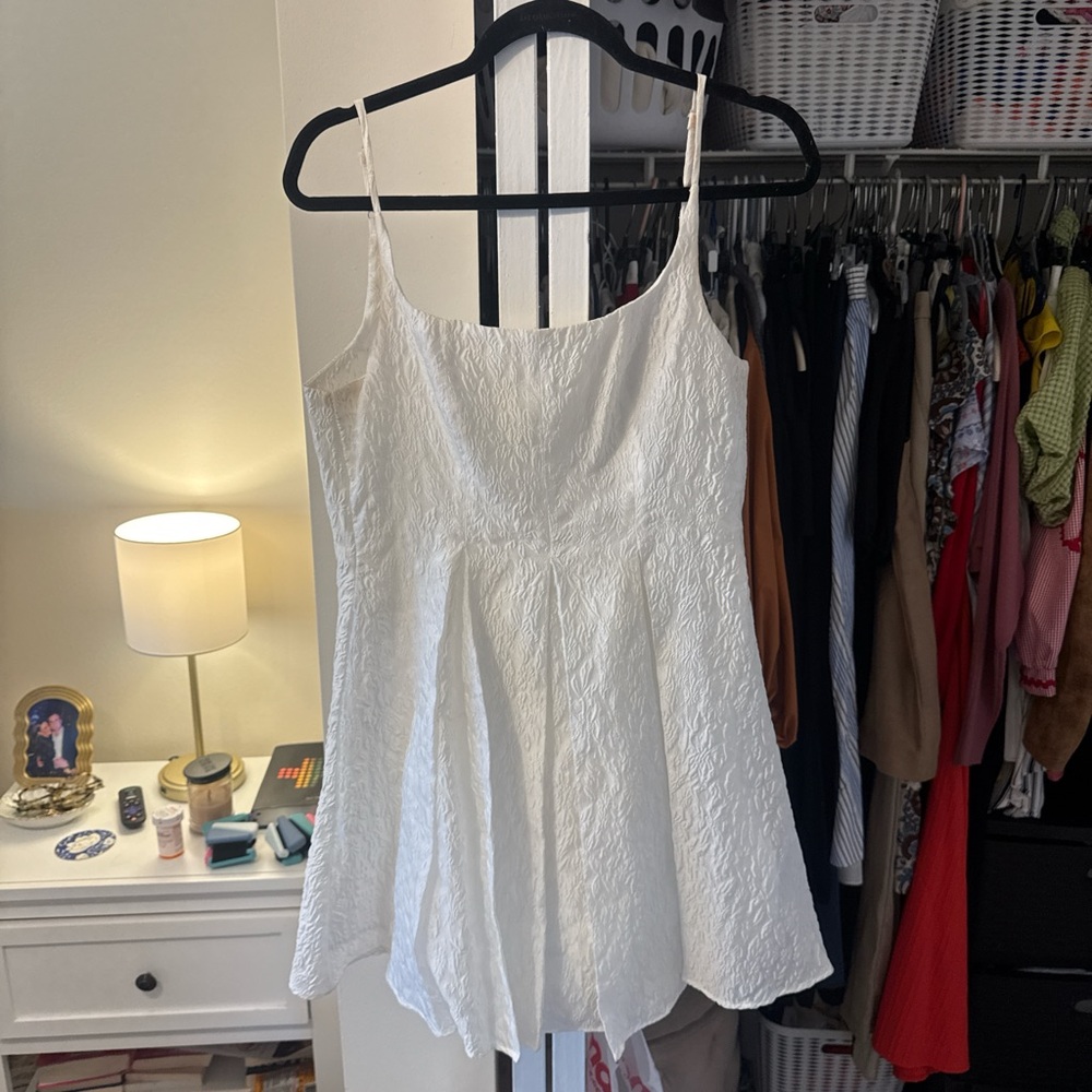 Astr White Camisole Top